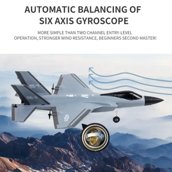 Discover the thrilling experience of the RC Aircraft Model 2.4G 4 Channel F35 Fighter. Enjoy hours of fun with its durable design and precise controls.