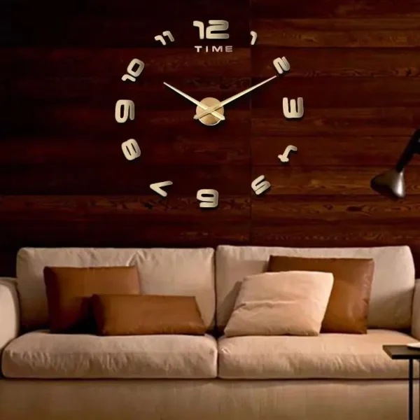 Wall Clocks DIY 3D Wall Clock Home
