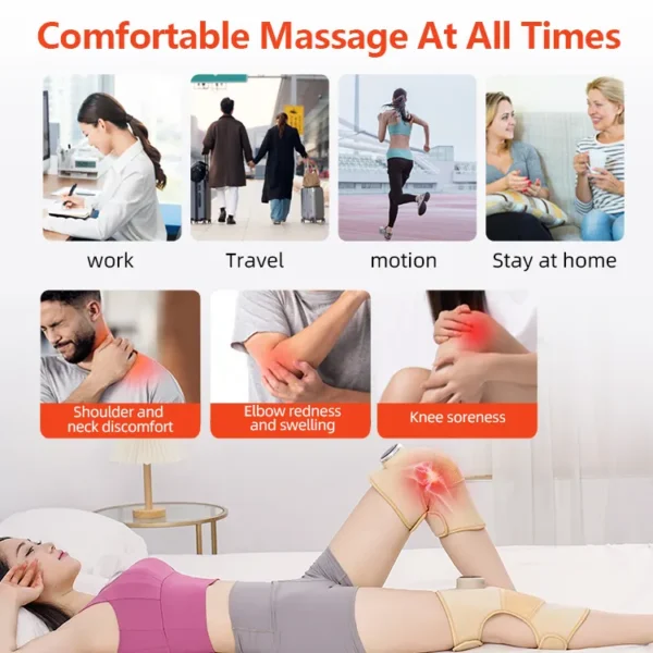 Knee Massager with Heat and Vibration