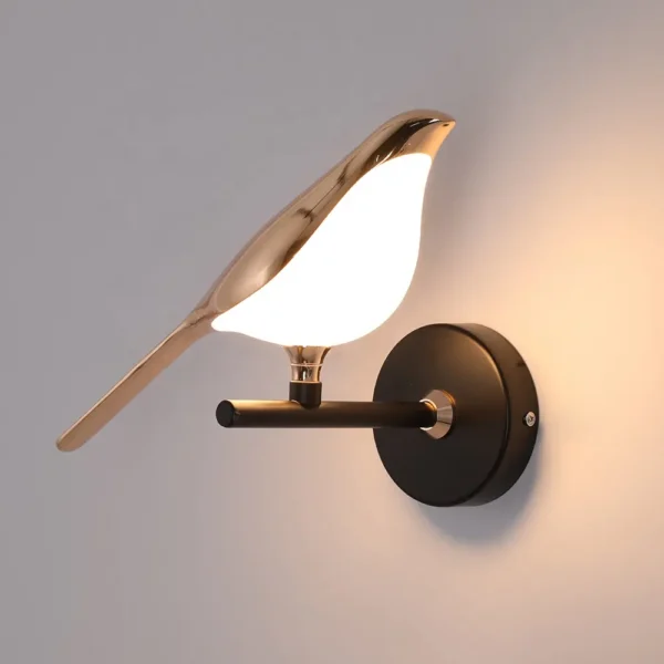 Led birds wall lamp