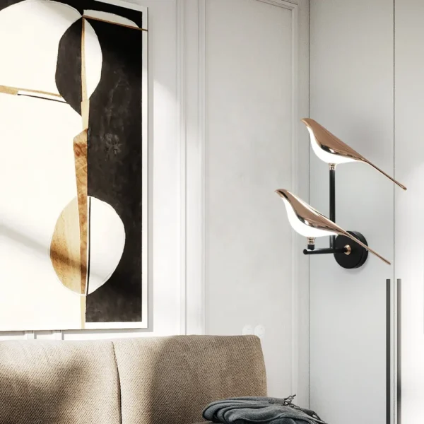 Led birds wall lamp Light Indoor