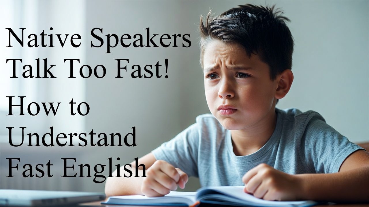 Native Speakers Talk Too Fast